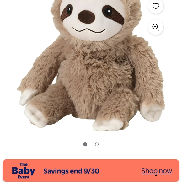 Charming Tan Sloth Plush for Kids - Picture 1 of 1